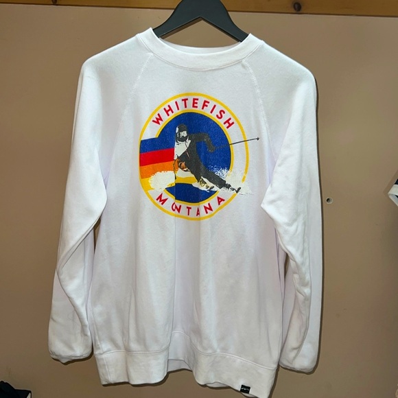 techstyles Jackets & Blazers - TECHSTYLES  Whitefish Montana Skiing lightweight Crewneck